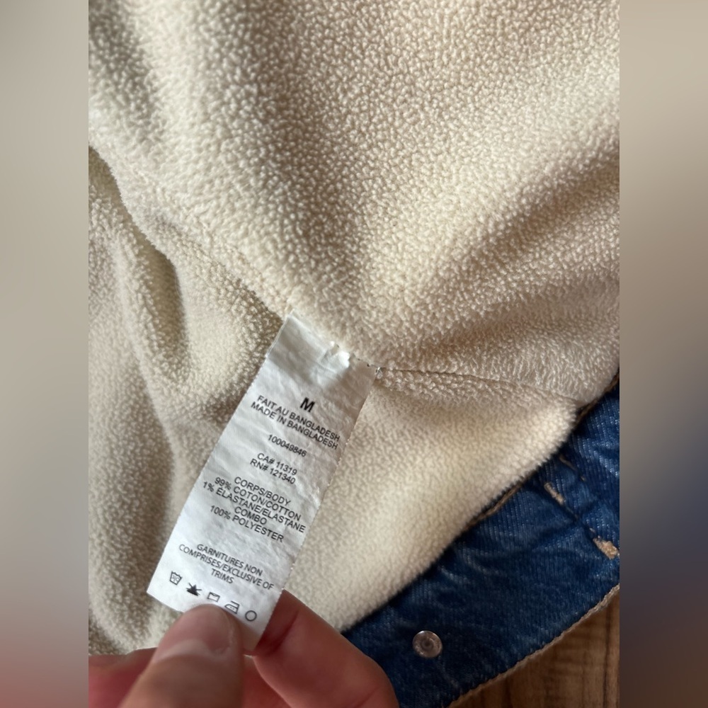 Dynamite Sherpa Lined Denim Jacket - Picture 8 of 8